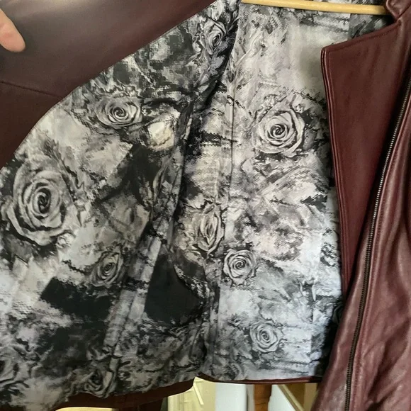 Black Rivet Genuine Leather Jacket - Picture 3 of 6